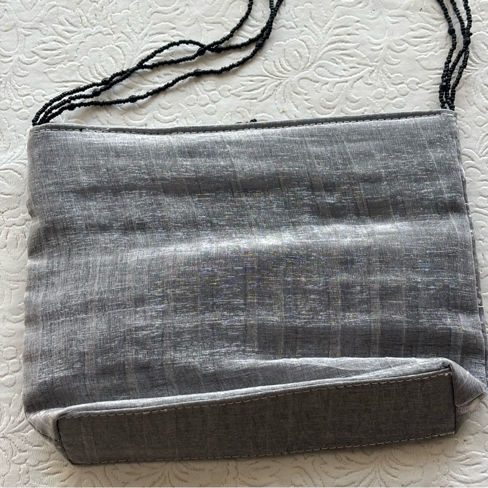 New York Glitz Giorgio Beverly Hills Beaded Mesh Sequin Evening Bag - Picture 9 of 12
